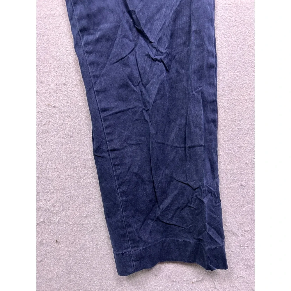 Polo Ralph Lauren Pants 100% Cotton Navy Blue 32/34 Mens